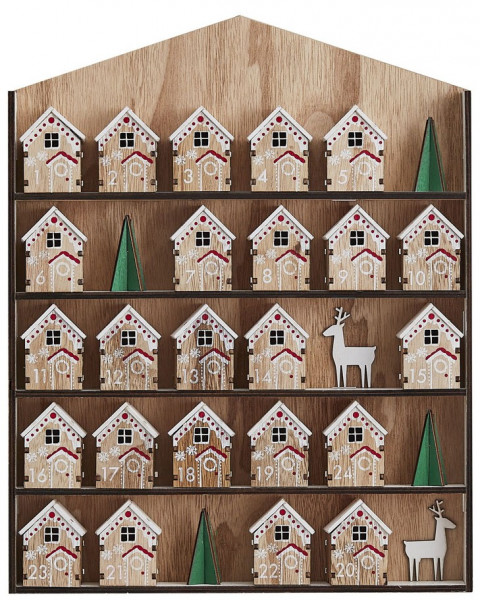 DIY Weihnachtsstadt Adventskalender