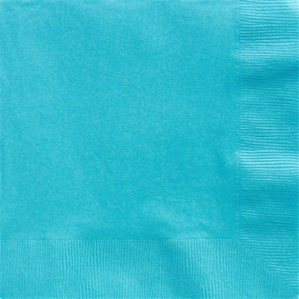 50 Azurblaue Papierservietten Basel 40cm