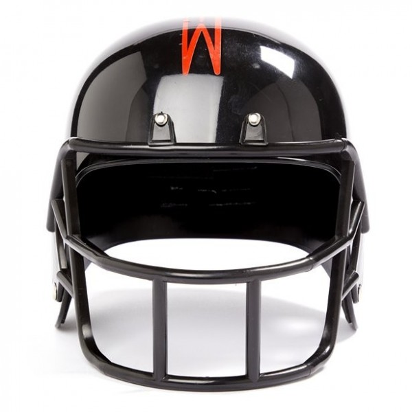 American Football Helm schwarz