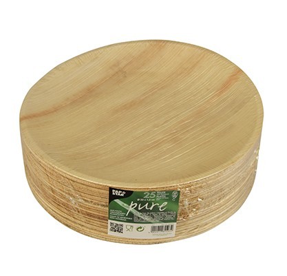 25 Palmblatt Teller Vivaldi rund 23cm 3