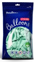 50 Partystar Luftballons minttürkis 27cm