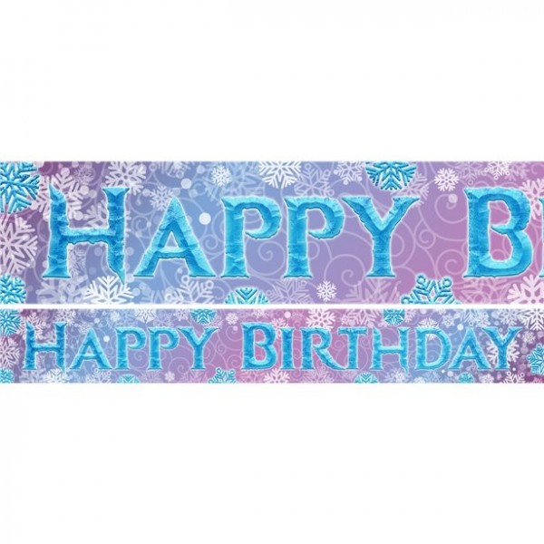3 Frozen Geburtstagsbanner 1m