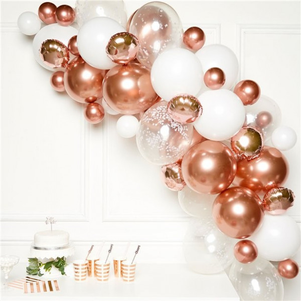 Rosy Charme Ballongirlande