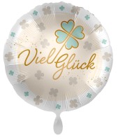 Viel Glück Satin Folienballon 45cm
