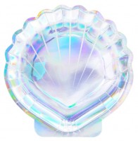 6 Mermaid Princess Pappteller 18,5cm