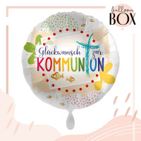 Vorschau: Balloha Geschenkbox DIY Kommunion bunt XL