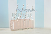 Vorschau: 25 Birthday Flag Strohhalme