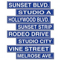 Hollywood Wegweiser 4-teilig