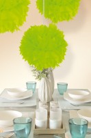 Pompon Elli neon grün 30cm