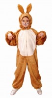 Plüschiges Hasenkostüm für Kinder