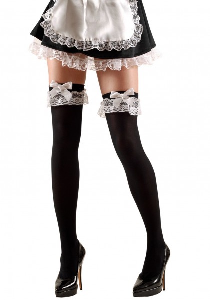 Schwarze Hausmädchen Strümpfe