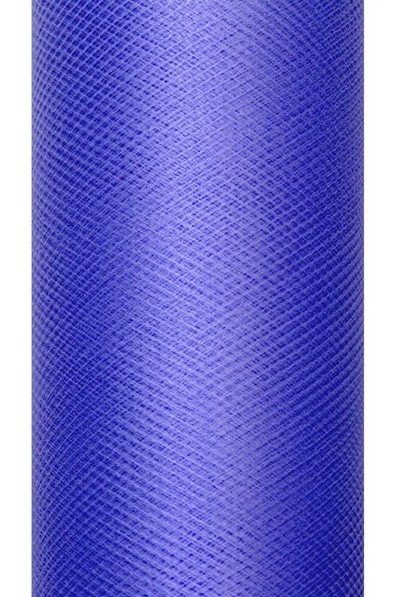 Tüll Stoff Luna royalblau 9m x 50cm