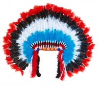 Indianer Feder-Kopfschmuck Häuptling
