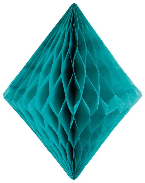Honigwaben Diamant türkis 30cm
