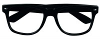 4er Party Nerdbrillen Set Schwarz