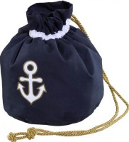 Dunkelgrauer Anker Beutel