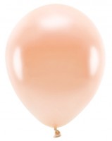 100 Eco metallic Ballons pfirsich 26cm