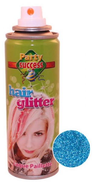 Blaues Glitzer Haarspray 125ml
