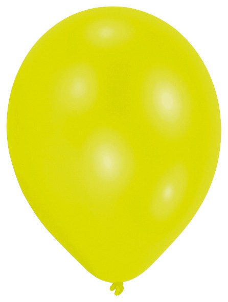 50er-Set Luftballon Limonengrün 27,5 cm