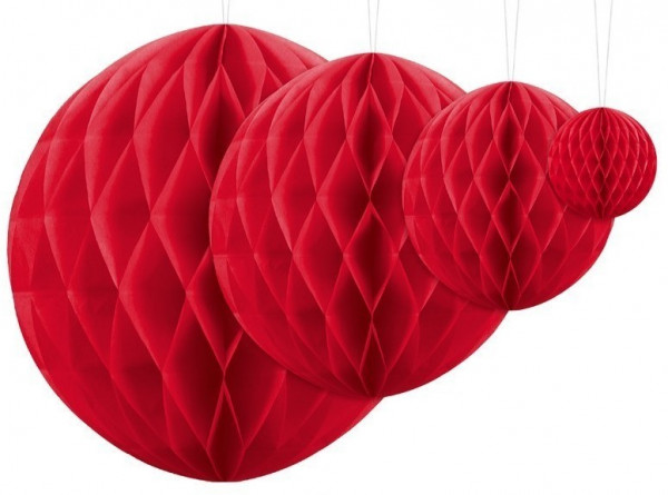 Wabenball Lumina rot 20cm