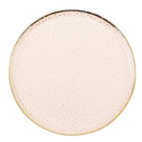 8 Goldene Partymix Pappteller 24cm