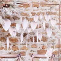 25 Country Wedding Palmblatt Hänger