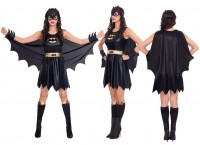 Vorschau: Batgirl Lizenz Kostüm für Damen