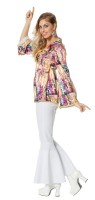 Disco 70s Shirt für Damen