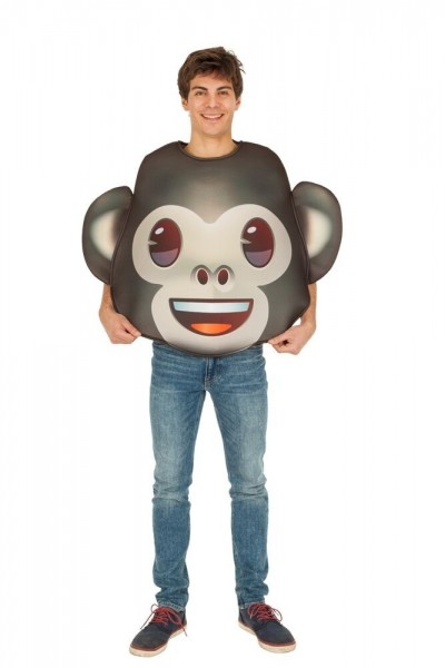 Affen Emoji Kostüm Unisex