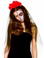 Tag Der Toten Schleier Mit Rosen