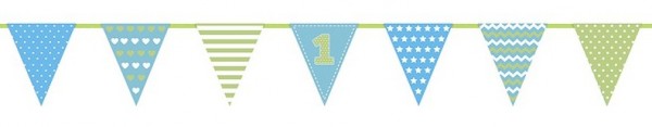 Playful 1st Birthday Wimpelkette 1,35m