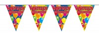 Spectacular Birthday Wimpelkette Gefeliciteerd 10m