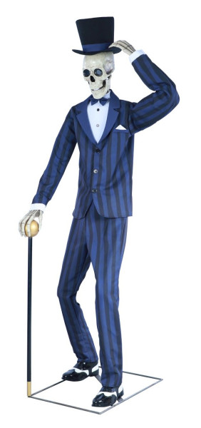 Elegant Gekleidetes Skelett animiert 2m