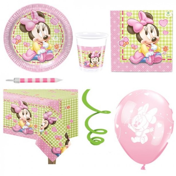 Premium Minnie Mouse Babyparty Set