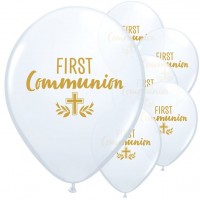 10 Erstkommunion Luftballons 28cm