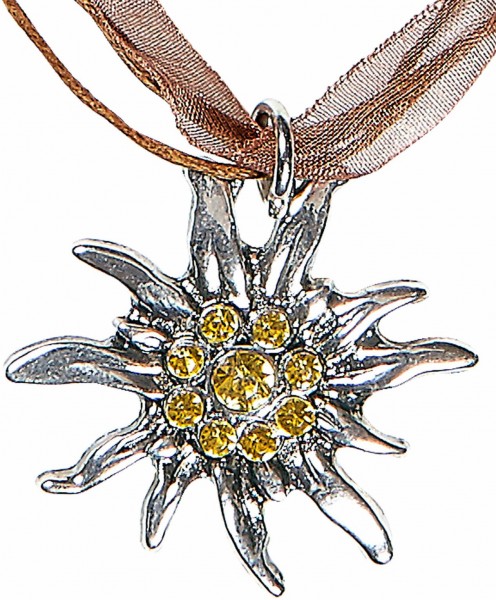 Wunderschöne Edelweiße Trachtenkette