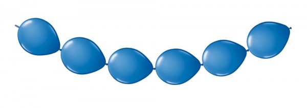 Luftballon Girlande 3m blau