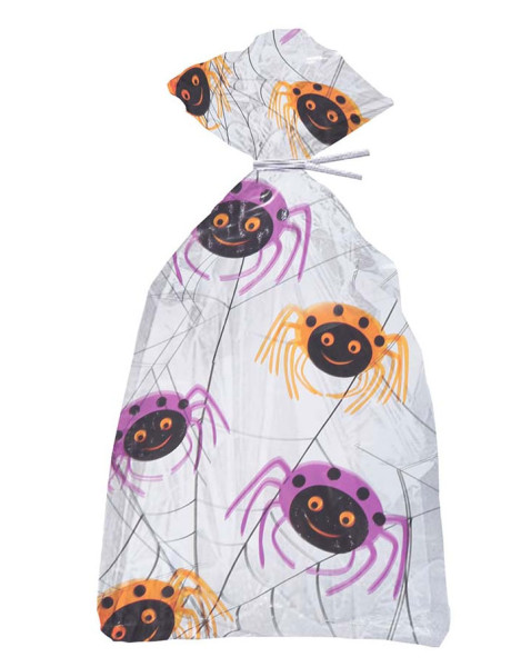 20 Spinnen Halloween Tüten 28cm