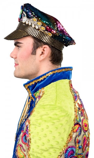 80er Jahre Pailleten Schirmmütze 4