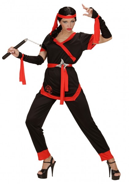 Japanische Ninjalady Damenkostüm 3