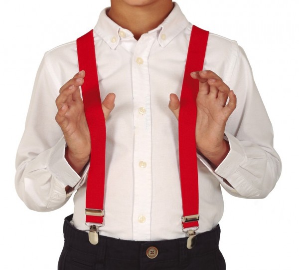 Hosenträger für Kinder rot