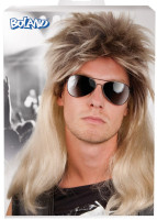 Volker Vokuhila Perücke Blond