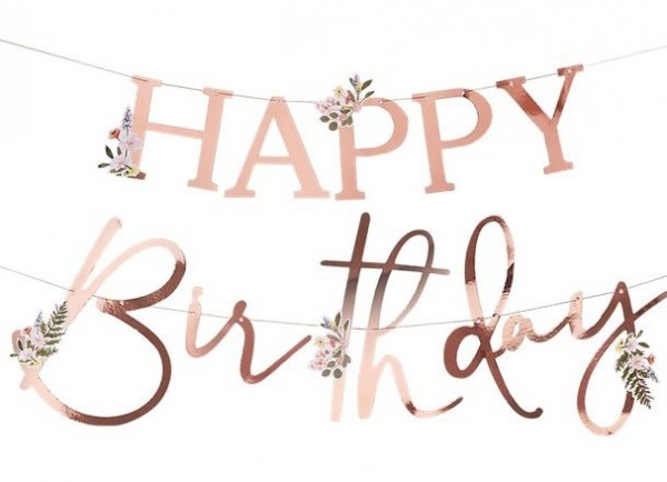 Birthday Teaparty Girlande 4m