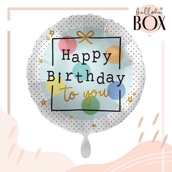 Balloha Geschenkbox DIY Birthday Present XL