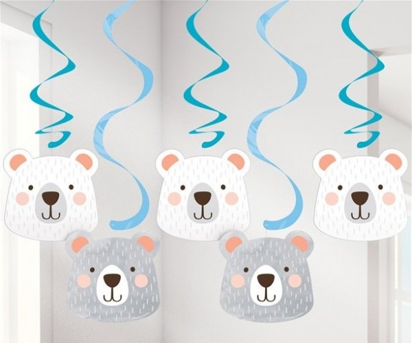 5 Partybär Spiralhänger