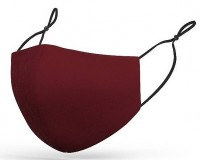 Weinrote Mund-Nase-Maske