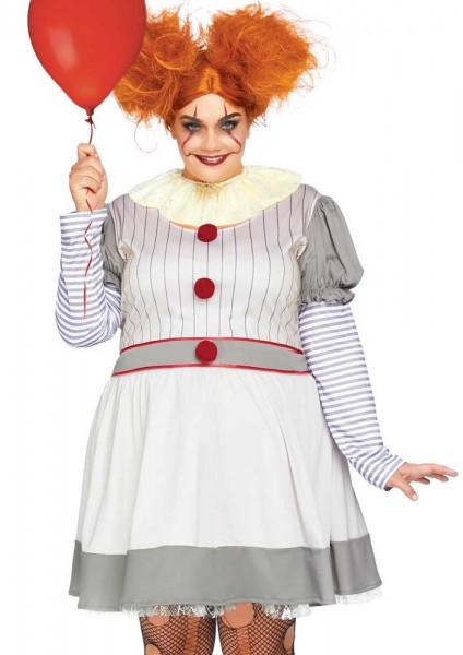 Horror Clown Damen Plus Size Kostüm