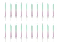 20 Mermaid Princess Tortenkerzen 6cm