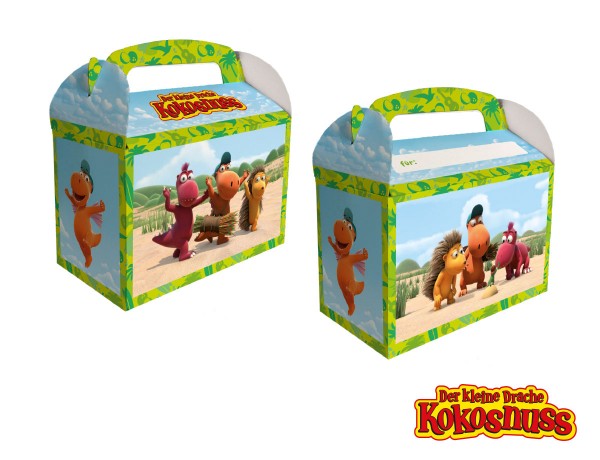 8 Kleiner Drache Kokosnuss Geschenkboxen