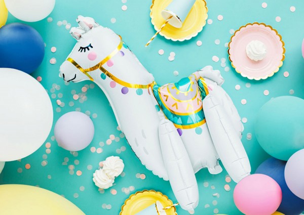 Folienballon Happy Lama 61cm 2